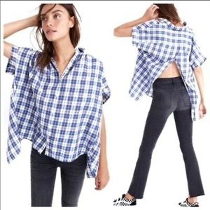 Madewell plaid top